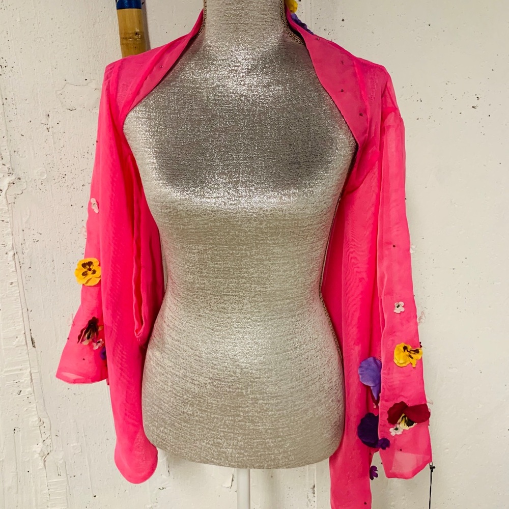 Beautiful unique shrug made by Fuchi Mama